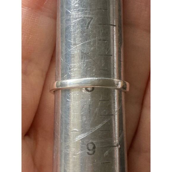 925 sterling silver double heart sister Ring size 8 - Picture 5 of 6